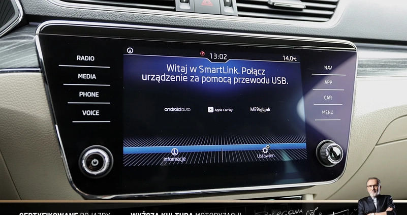 Skoda Superb cena 82899 przebieg: 189998, rok produkcji 2019 z Suchedniów małe 704